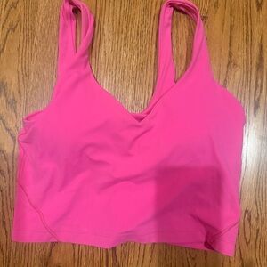 Lululemon Pink Align Women's bra tank Top built in bra Medium